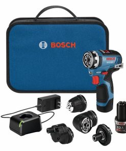 Bosch 12V Max EC Flexiclick 5 In 1 Drill/Driver System Kit Factory Reconditioned - Bulk Pallet Supply USA