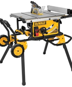 DEWALT 10in Jobsite Table Saw 32 1/2in Rip Capacity & Rolling Stand - Bulk Pallet Supply USA