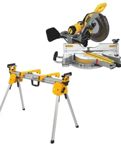 DEWALT 12 in Sliding Compound Miter Saw with Compact Miter Saw Stand - Bulk Pallet Supply USA
