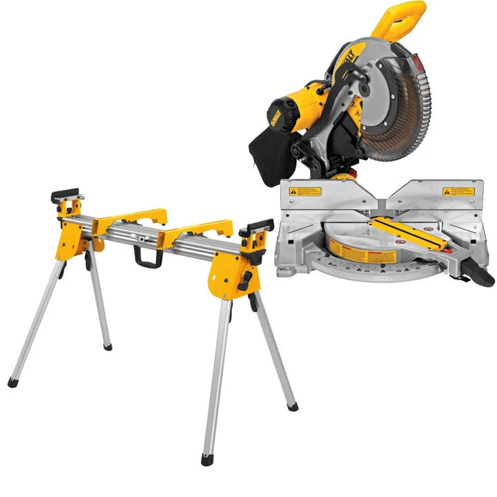 DEWALT 12 Inch 15 Amp Dual Bevel Compound Miter Saw & Saw Stand Bundle - Bulk Pallet Supply USA DEWALT 12 Inch 15 Amp Dual Bevel Compound Miter Saw & Saw Stand Bundle - Bulk Pallet Supply USA