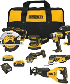 DEWALT 20V MAX Brushless Site Ready 7-Tool Combo Kit - Bulk Pallet Supply USA