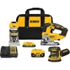 DEWALT 20V MAX XR 3-Tool Woodworking 5.0Ah Combo Kit - Bulk Pallet Supply USA