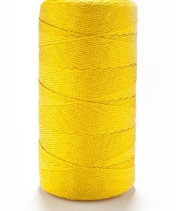 Erin Rope Braided Yellow Nylon Seine Twine #18 x 500' - Bulk Pallet Supply USA